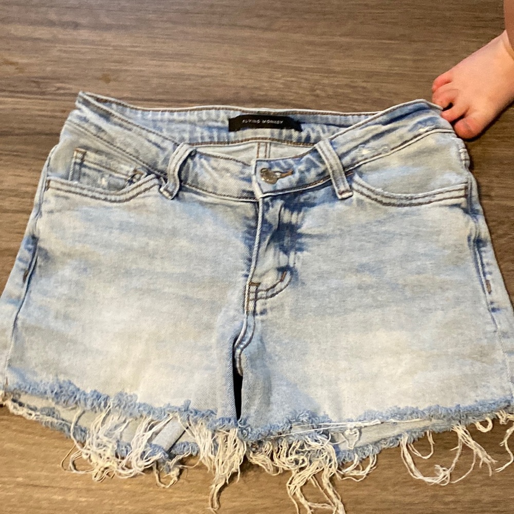 Frayed shorts